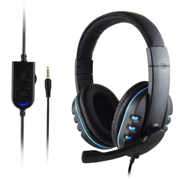P2 Earphone Earphone For PS4 Wired Game Microphone - Image 2