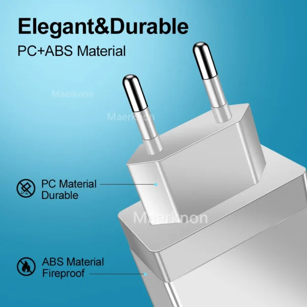 USB Charger Quick Charge 3.0 4 ports Phone Adapter For Huawei iPhone 12 xiaomi Tablet Portable Wall Mobile Charger Fast Charger - Image 3