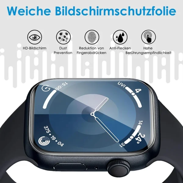 5PCS Hydrogel Film for Apple Watch 5 6 SE 3 2 1 40MM 44MM 42MM 38MM Screen Protector for Apple Watch Ultra 49MM 7 8 9 41MM 45MM - Image 2