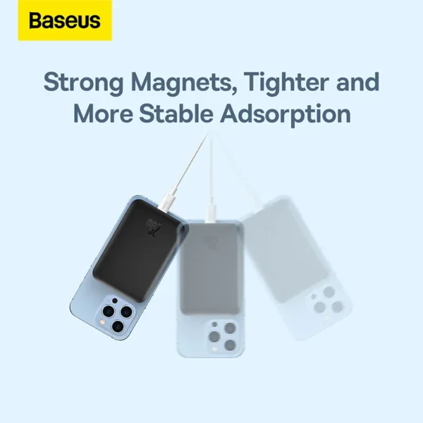 Baseus 6000mAh Power Bank Magnetic Wireless Charger 10000mAh Powerbank For iPhone 12 13 14 Pro Mini Portable External Battery - Image 4