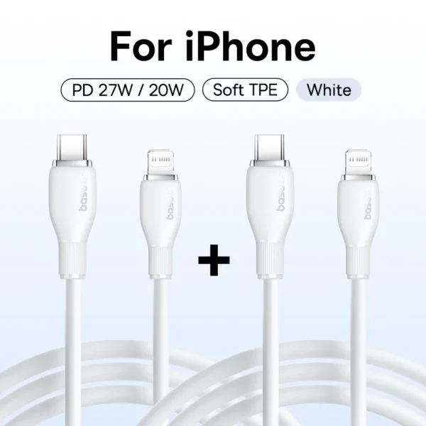 Baseus USB C Cable For IPhone 14 13 12 11 pro Max XS 20W Fast Charging Cable Type C To Lighting Date Wire For iPad Macbook TPE - Image 11