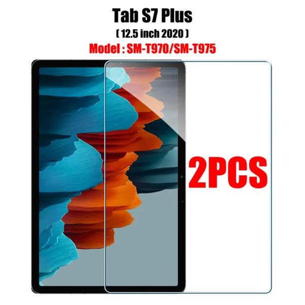 2PCS Tempered Glass Screen Protector for Samsung Galaxy Tab S8 Ultra Plus S6 Lite S7 Fe A7 Lite A8 S9 A9 Tablet Accessories Film - Image 15