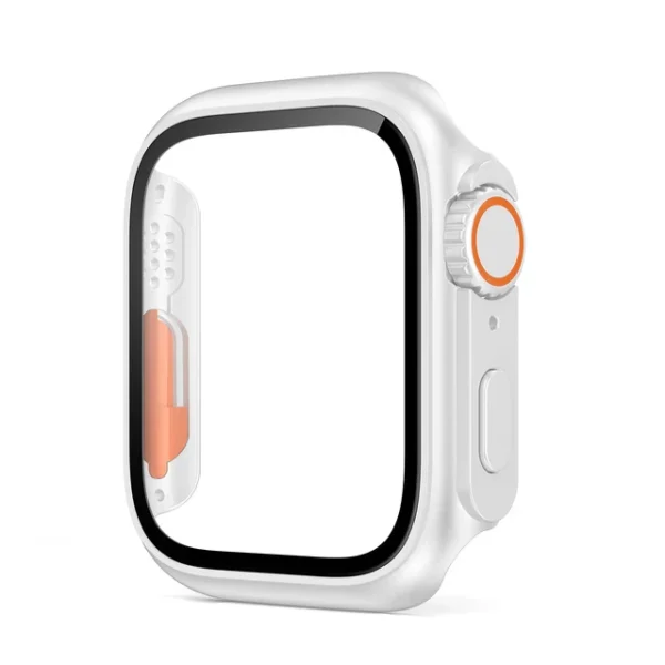 Glass+Case for Apple Watch 44mm 45mm 41mm 40mm 42mm 38mm Screen Protector Cover Change Ultra Bumper iWatch Series 9 8 7  SE 6 5 - Image 18
