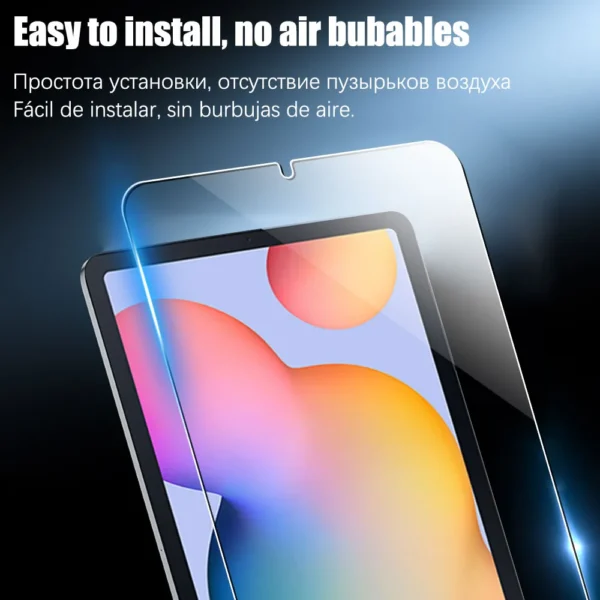 2PCS Tempered Glass Screen Protector for Samsung Galaxy Tab S8 Ultra Plus S6 Lite S7 Fe A7 Lite A8 S9 A9 Tablet Accessories Film - Image 2