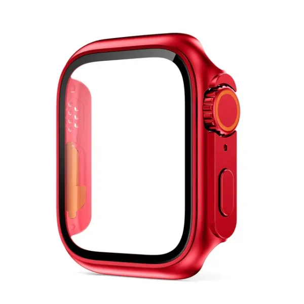Glass+Case for Apple Watch 44mm 45mm 41mm 40mm 42mm 38mm Screen Protector Cover Change Ultra Bumper iWatch Series 9 8 7  SE 6 5 - Image 20