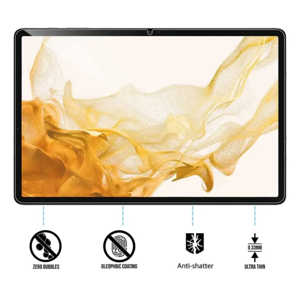Tempered Glass For Samsung Galaxy Tab S8 S7 S6 lite S6 S5E S4 Tab A8 A7 lite A7 A10.5 A10.1 Samsung Tablet Screen Protector Film - Image 2
