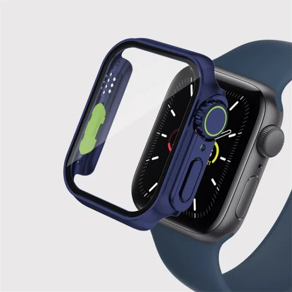 Glass+Case for Apple Watch 44mm 45mm 41mm 40mm 42mm 38mm Screen Protector Cover Change Ultra Bumper iWatch Series 9 8 7  SE 6 5 - Image 11