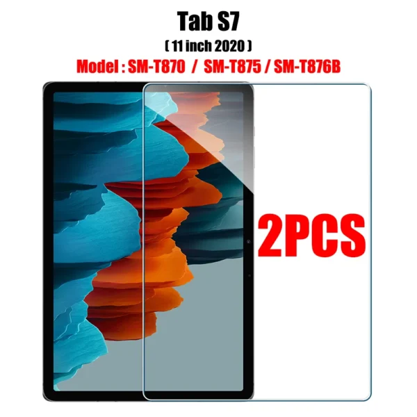 2PCS Tempered Glass Screen Protector for Samsung Galaxy Tab S8 Ultra Plus S6 Lite S7 Fe A7 Lite A8 S9 A9 Tablet Accessories Film - Image 14