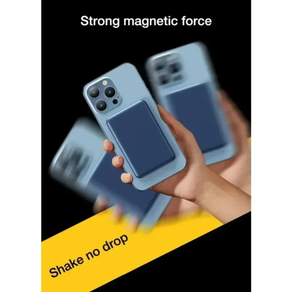 Portable Macsafe Auxiliary Spare External Magnetic Battery Pack Power Bank Wireless Charger For iphone 12 13 14Pro Max Powerbank - Image 2