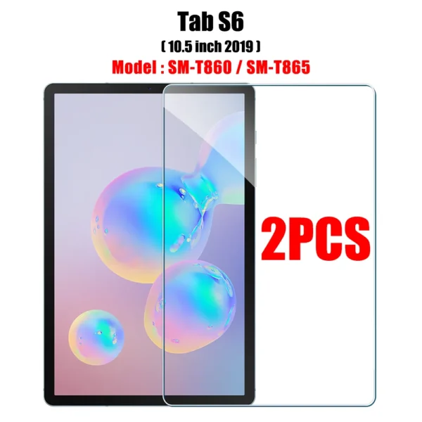 2PCS Tempered Glass Screen Protector for Samsung Galaxy Tab S8 Ultra Plus S6 Lite S7 Fe A7 Lite A8 S9 A9 Tablet Accessories Film - Image 11