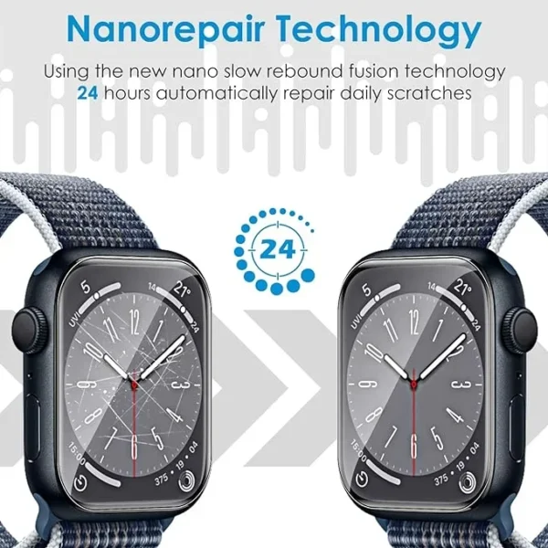 Soft Protector Film For Apple Watch 9 8 7 45mm 41mm Ultra 2 49mm HD Screen Glass Shell Protector iWatch 6 5 4 SE2 44mm 42mm 40mm - Image 2