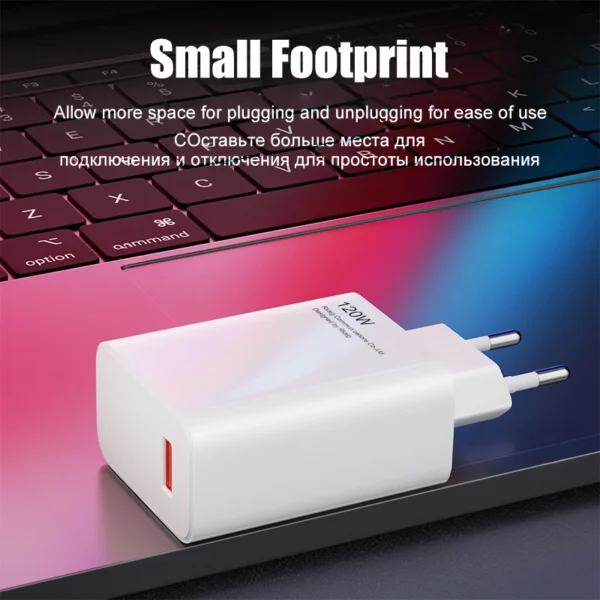 2023 NEW 120W USB Charger For Xiaomi 14 13 12T Pro Redmi Note12 Turbo Samsung Mobile Phone Fast Charging Cable Chargers Adapter - Image 6