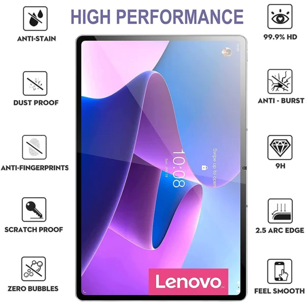 2pcs Tablet Screen Protector for Lenovo Tab P12 Pro 12.6 inch 2021 Protective Film Tempered Glass for TB-Q706F TB-Q706Z - Image 2