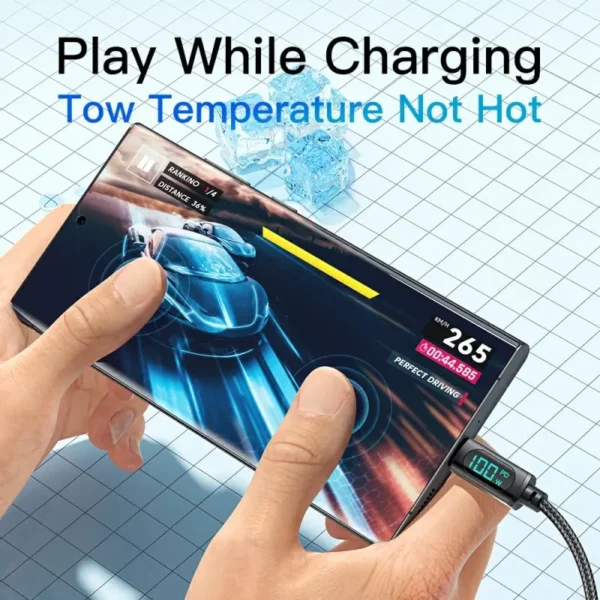 Essager Type C to Type C Cable 100W PD Fast Charging Charger USB C to USB C Display Cable For Xiaomi POCO F3 Realme Macbook iPad - Image 5