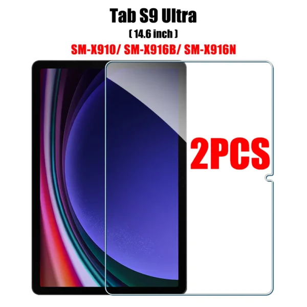 2PCS Tempered Glass Screen Protector for Samsung Galaxy Tab S8 Ultra Plus S6 Lite S7 Fe A7 Lite A8 S9 A9 Tablet Accessories Film - Image 22