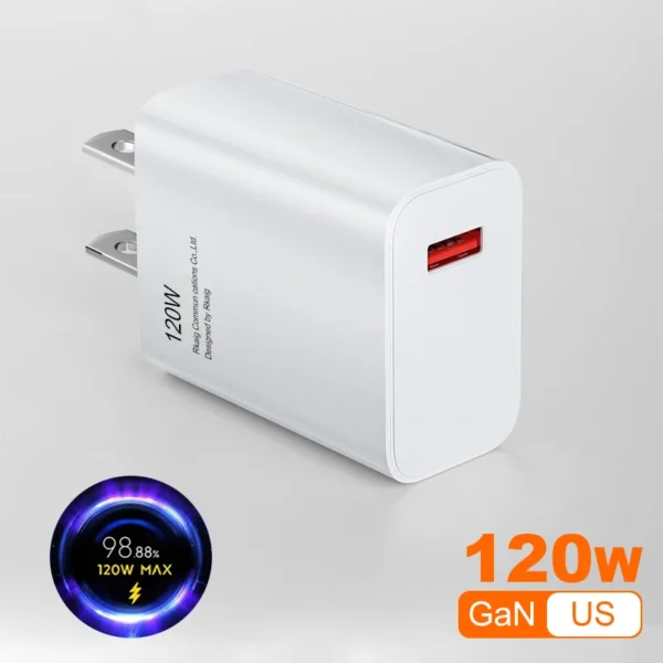 2023 NEW 120W USB Charger For Xiaomi 14 13 12T Pro Redmi Note12 Turbo Samsung Mobile Phone Fast Charging Cable Chargers Adapter - Image 7