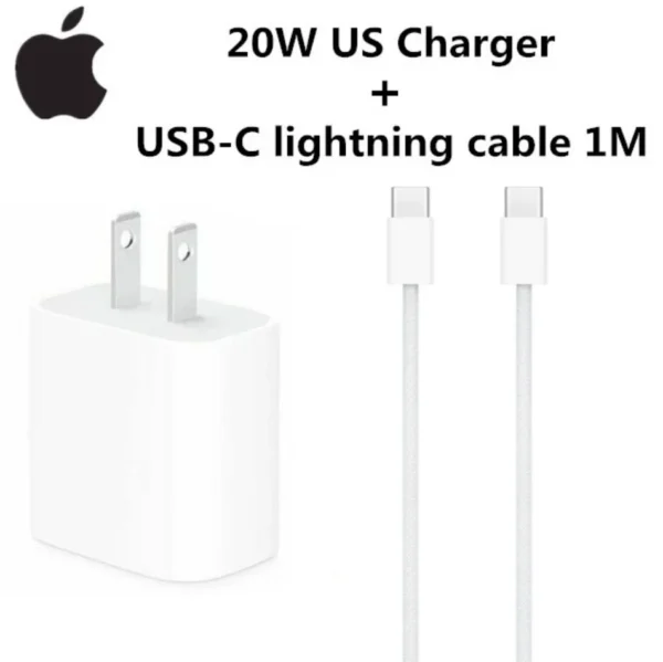 Original 20W USB-C Power Adapter For iphone 15 14 13 mini Pro Max Type C fast charger for Apple Cable for iPhone X XS 11 12 Plus - Image 7