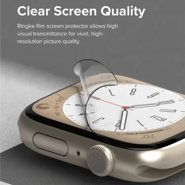 Soft Protector Film For Apple Watch 9 8 7 45mm 41mm Ultra 2 49mm HD Screen Glass Shell Protector iWatch 6 5 4 SE2 44mm 42mm 40mm - Image 3