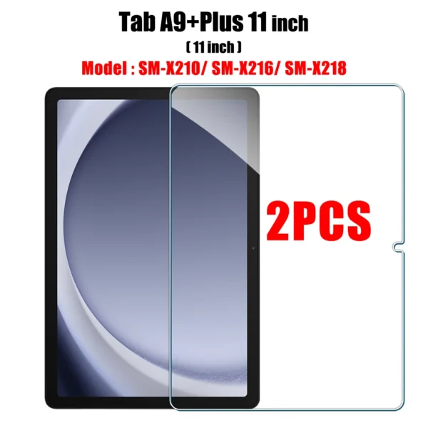 2PCS Tempered Glass Screen Protector for Samsung Galaxy Tab S8 Ultra Plus S6 Lite S7 Fe A7 Lite A8 S9 A9 Tablet Accessories Film - Image 25