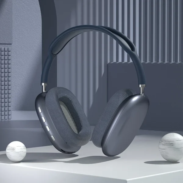 Original P9 Pro Wireless Bluetooth Headphones Noise Cancelling Mic Over Ear Sports Gaming With TF Card Slot Headset For Apple - Image 9