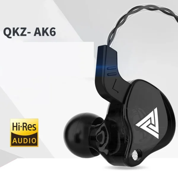 QKZ AK6 Running Band Microphone Headphones Copper Driver 3.5mm Hi-Fi Sports Headphones In-Ear Headphones Music Earbuds - Image 6