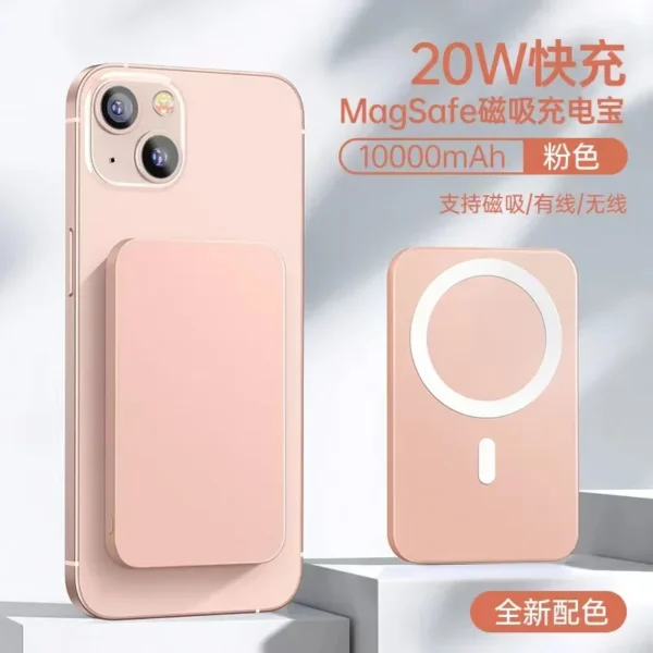 Portable Macsafe Auxiliary Spare External Magnetic Battery Pack Power Bank Wireless Charger For iphone 12 13 14Pro Max Powerbank - Image 9