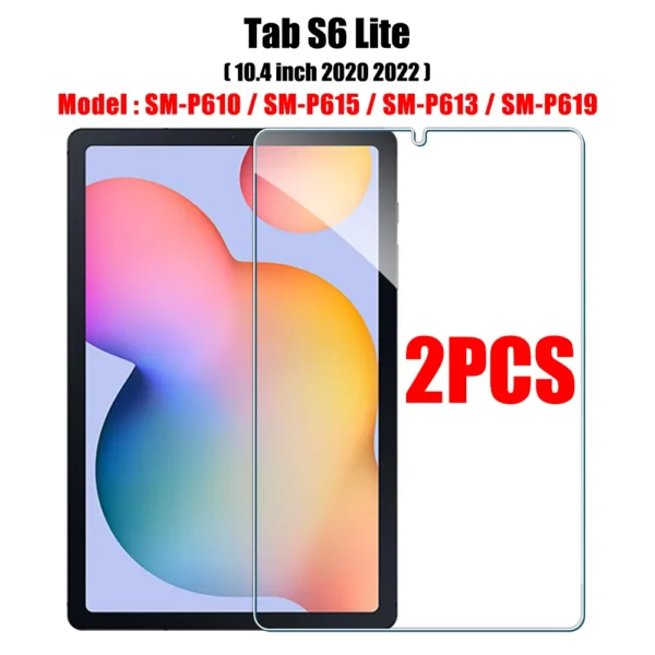 2PCS Tempered Glass Screen Protector for Samsung Galaxy Tab S8 Ultra Plus S6 Lite S7 Fe A7 Lite A8 S9 A9 Tablet Accessories Film - Image 13