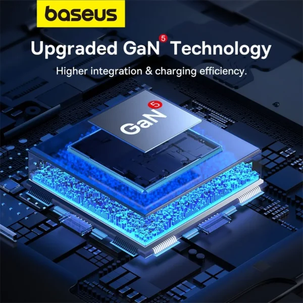 Baseus 65W GaN Charger PD Charge Type C PD USB Charger Support  PD 3.1 QC PPS Portable Fast Charger For Laptop iPhone 15 14 13 - Image 3