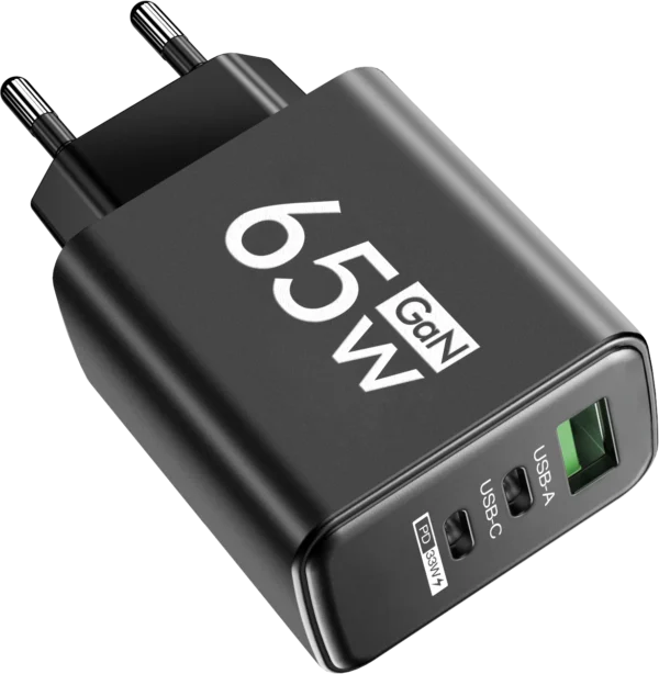 PD 65W GaN USB Charger Fast Charging Type C Mobile Phone Adapter For iPhone 15 Huawei Quick Charge 3.0 EU/US Plug Wall Charger - Image 10
