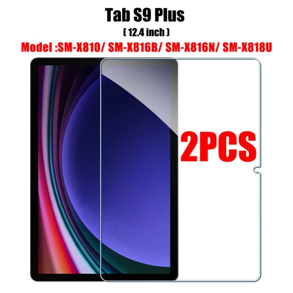 2PCS Tempered Glass Screen Protector for Samsung Galaxy Tab S8 Ultra Plus S6 Lite S7 Fe A7 Lite A8 S9 A9 Tablet Accessories Film - Image 21