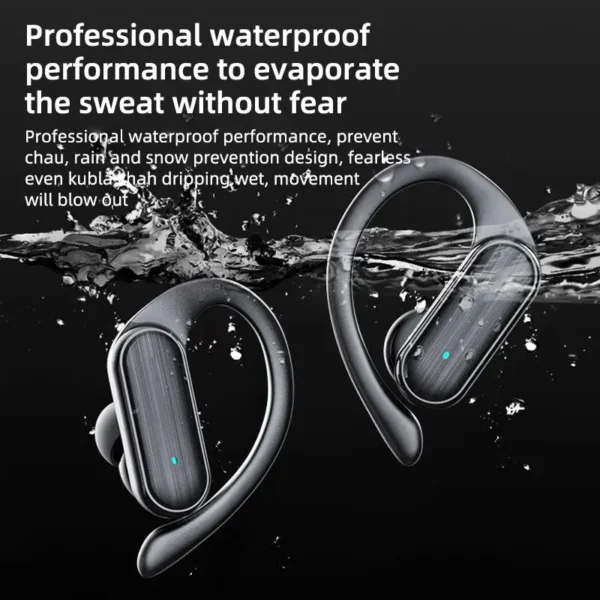 MZYJBL Wireless Earphones A520 Bluetooth Headphones EarHooks Original Sports Hifi In-Ear Earbuds TWS In Ear Headset With Mic - Image 3
