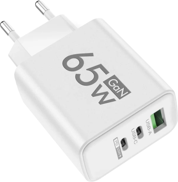 PD 65W GaN USB Charger Fast Charging Type C Mobile Phone Adapter For iPhone 15 Huawei Quick Charge 3.0 EU/US Plug Wall Charger - Image 7