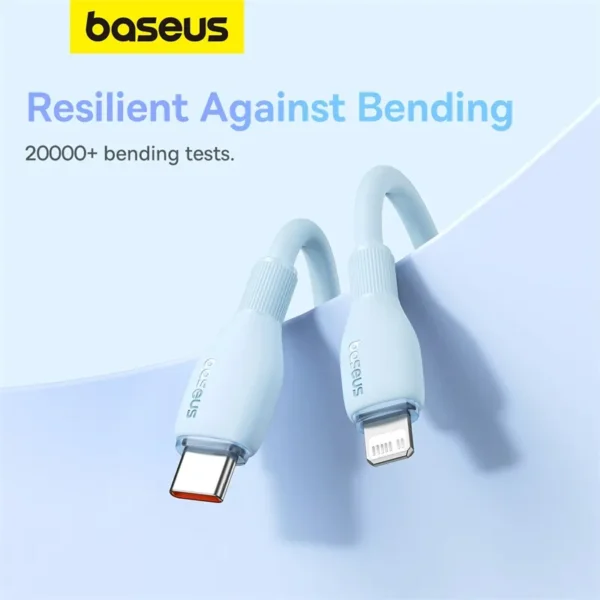 Baseus USB C Cable For IPhone 14 13 12 11 pro Max XS 20W Fast Charging Cable Type C To Lighting Date Wire For iPad Macbook TPE - Image 6