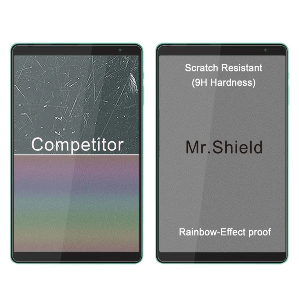 Mr.Shield [2-PACK] Screen Protector For TECLAST P85T Tablet 8 Inch [Tempered Glass] [Glass with 9H Hardness] Screen Protector - Image 5