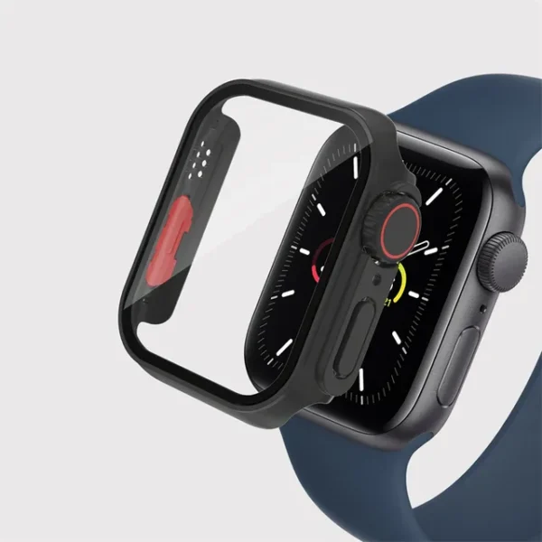 Glass+Case for Apple Watch 44mm 45mm 41mm 40mm 42mm 38mm Screen Protector Cover Change Ultra Bumper iWatch Series 9 8 7  SE 6 5 - Image 9